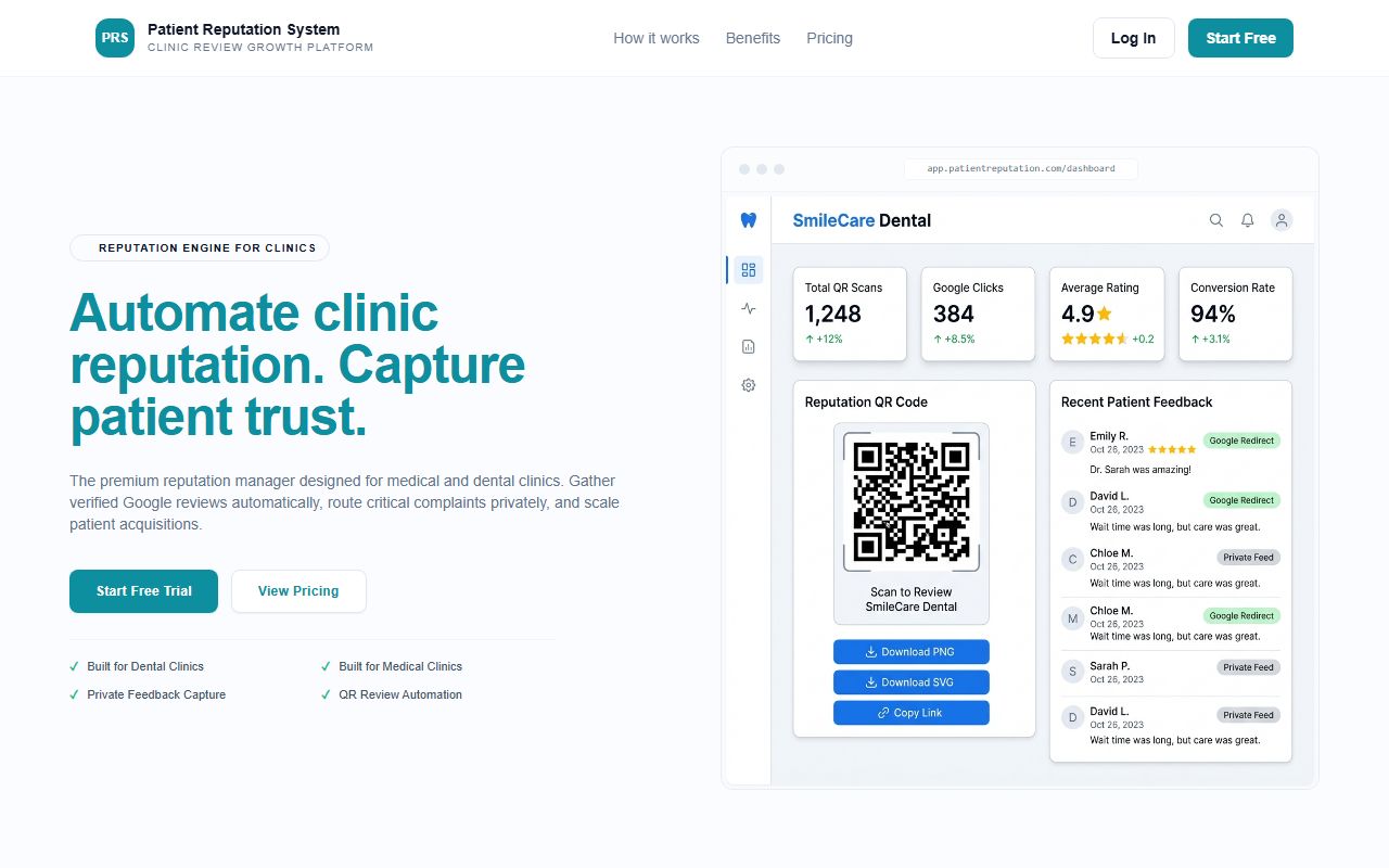 Patient Relationship System (PRS) — vermacreative.com