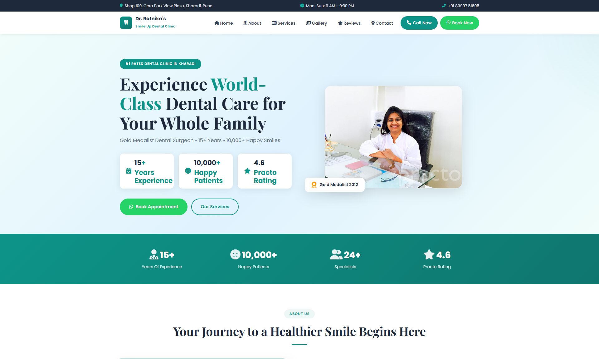 Dr. Ratnika's Smile Up Dental Clinic — Kharadi, Pune