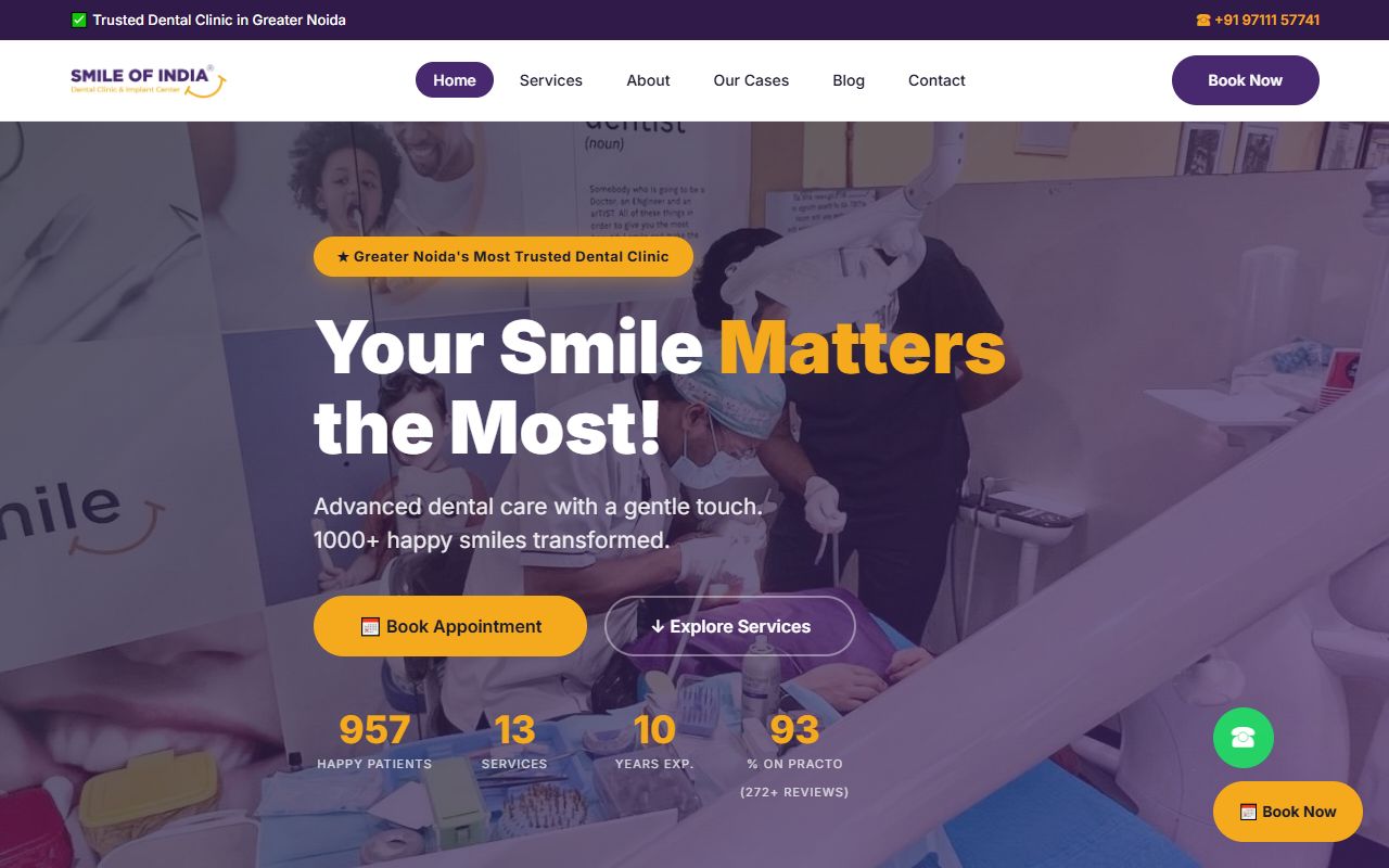 Smile of India Dental & Implant Clinic — Greater Noida